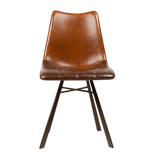 Stoel Riley – Bruin – Kunstleer - Afbeelding 3