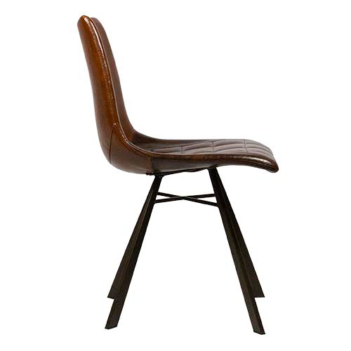 Stoel Riley – Bruin – Kunstleer - Afbeelding 4