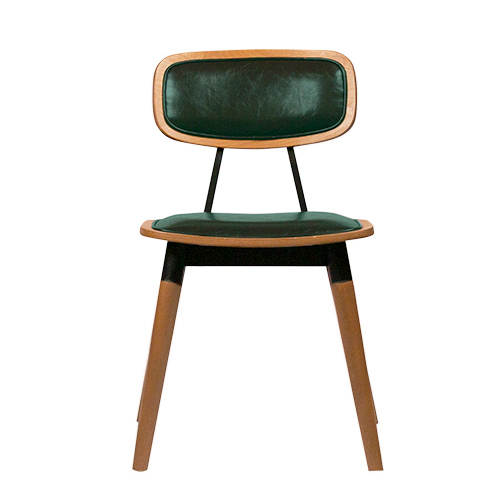 Stoel Studo – Groen – Kunstleer - Afbeelding 2