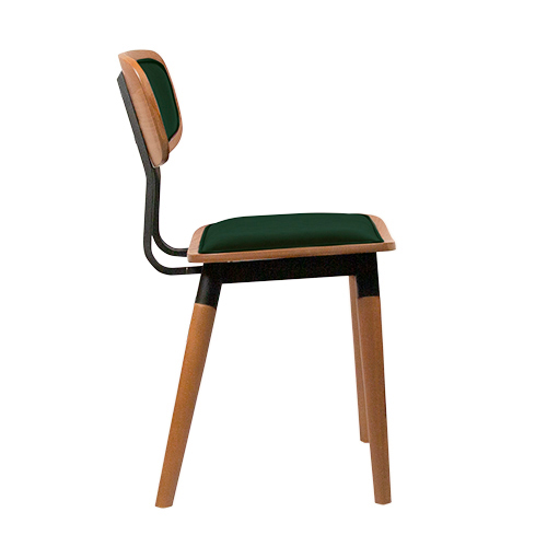 Stoel Studo – Groen – Kunstleer - Afbeelding 3