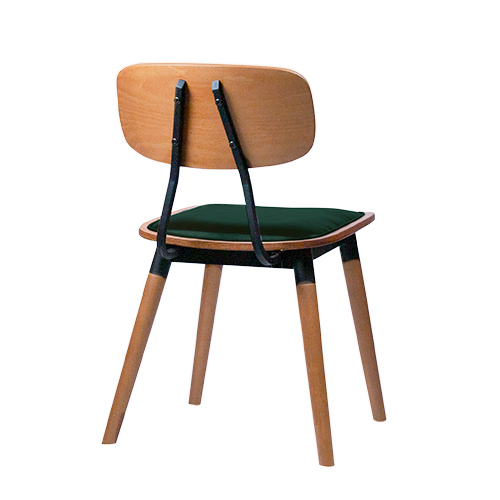 Stoel Studo – Groen – Kunstleer - Afbeelding 4