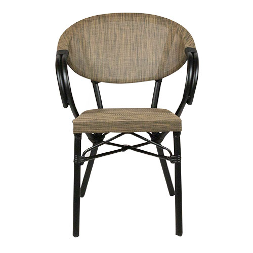 Terrastoel Marino Zwart Grijs - Afbeelding 2