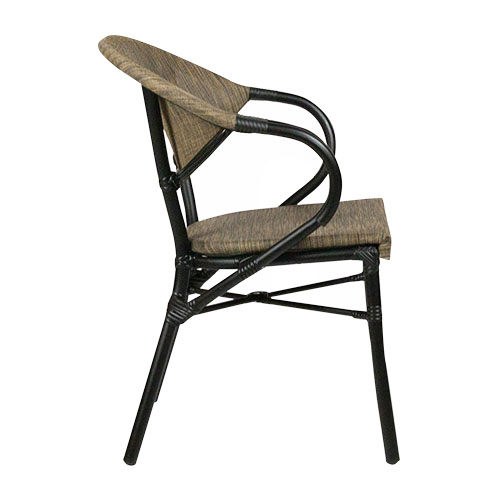 Terrastoel Marino Zwart Grijs - Afbeelding 3