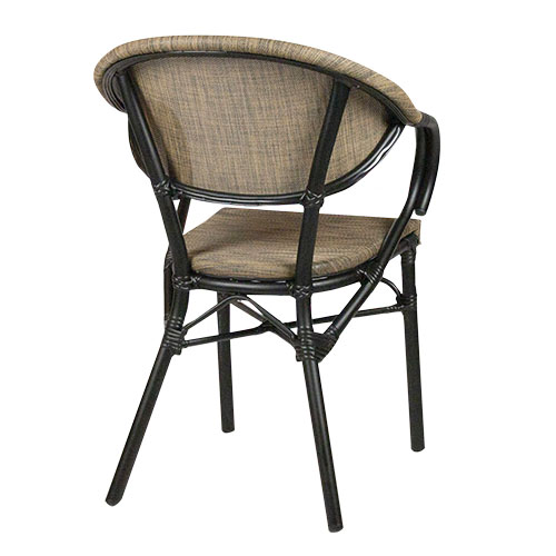 Terrastoel Marino Zwart Grijs - Afbeelding 4