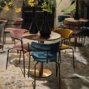 Alternative view of Armstoel Olivia - Groen - Velours