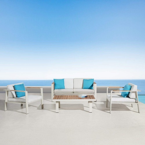 HIGOLD LOUNGESET NOFI - 4-DELIG - TAUPE - Afbeelding 2