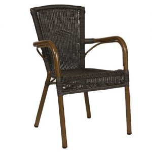 Terrasstoel Santa Fe - Dark Wood