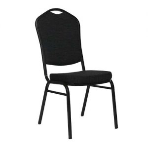 Stapelstoel Selectstack Deluxe – Zwart