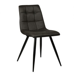 Stoel Lauren – Grijs – Microfiber