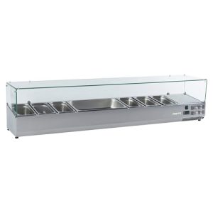 Alternative view of Select Cuisine Gekoelde Opzetvitrine VRX1800-330G  - RVS - GLAS