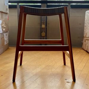 Alternative view of Barkruk Teak - Halfhoog