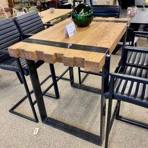 CUBE STATAFEL 120x80CM - CIRCA 60MM DIK EIKEN - OUTLET