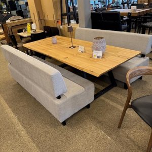 Bank Ibiza Indoor – Grijs – 198cm – Kunstleer