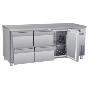 Alternative view of Select Cuisine Koelwerkbank - 418 liter - CC3140 - 1 deurs - 4 lades