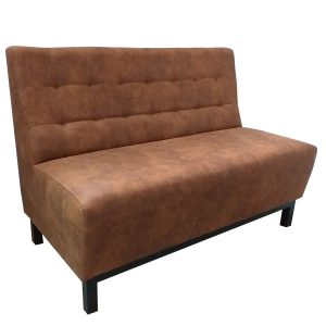 Bank Viggo – Cognac – 120cm – Kunstleer