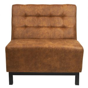 Alternative view of Bank Viggo – Cognac – 80cm – Kunstleer