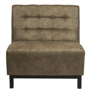 Alternative view of Bank Viggo – Smoke – 80cm – Kunstleer