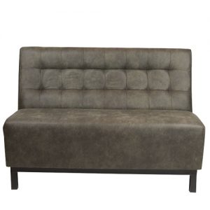 Alternative view of Bank Viggo – Smoke – 120cm – Kunstleer