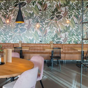 Alternative view of Bank Vinnie – Cognac – Hoek – Kunstleer