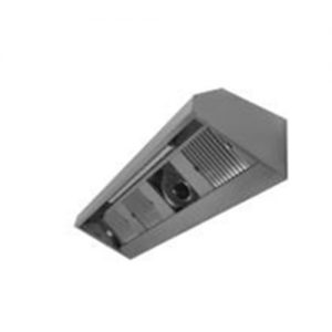 Afzuigkap RVS + tl-armatuur - Occasion