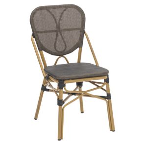 Terrasstoel Mende - Antraciet