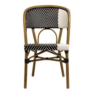 Alternative view of Terrasstoel Santa Cruz - Zwart/Wit