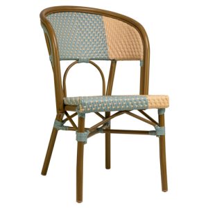 Terrasstoel Santa Cruz - Blauw/Beige