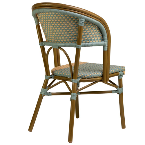 Terrasstoel Santa Cruz - Blauw/Beige - Afbeelding 4