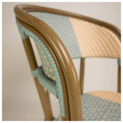 Terrasstoel Santa Cruz - Blauw/Beige - Afbeelding 5