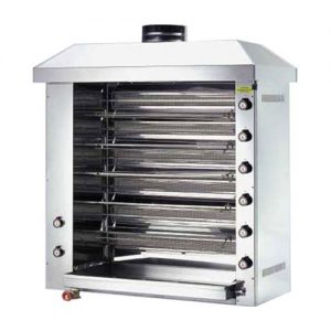 Ubert kippengrill RT6 + onderstel - Occasion