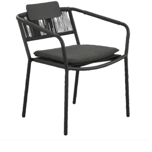 Terrasstoel Kiwi - Zwart