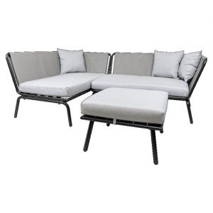 Hoeklounge Maudi - Zwart