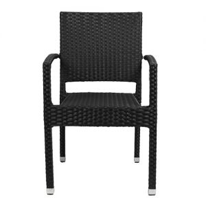 Alternative view of Terrasstoel Mezza - Arm - Zwart