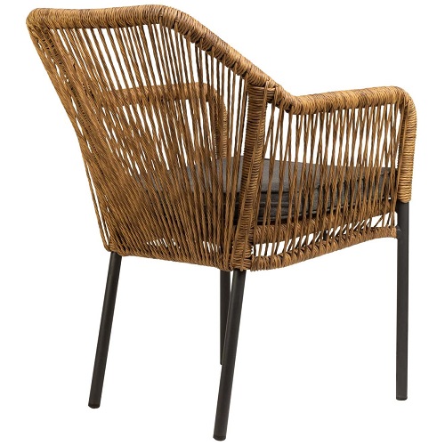 Terrasstoel Baleric - Armleuning - Naturel - Afbeelding 3