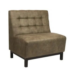 Bank Viggo – Smoke – 80cm – Kunstleer