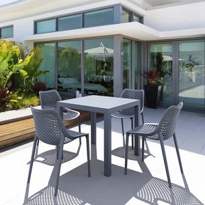 Alternative view of Terrasstoel Air – Grijs – Polypropyleen