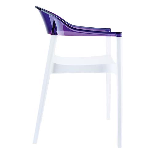 Terrasstoel Carmen – Wit – Polypropyleen - Afbeelding 3