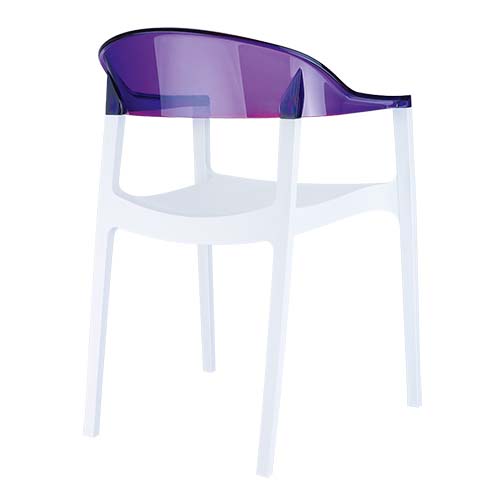 Terrasstoel Carmen – Wit – Polypropyleen - Afbeelding 4