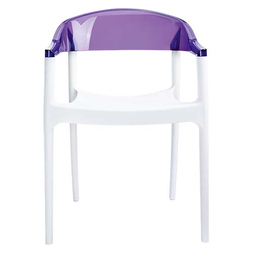 Terrasstoel Carmen – Wit – Polypropyleen - Afbeelding 2