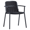 Terrasstoel Tora - Zwart