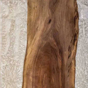 Alternative view of Tafelblad Waltz - Walnoot Epoxy – 70x70cm